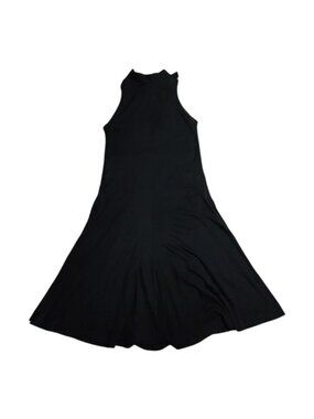 Elm Design Black Tie Neck Sleeveless Dress 2 Pima Cotton